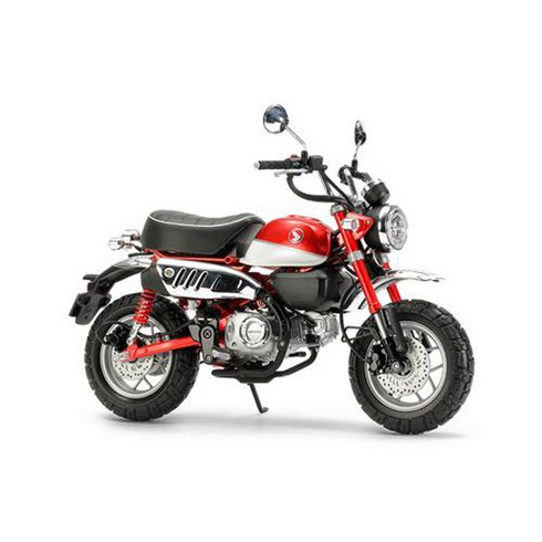 2023년 가성비 최고 혼다오토바이 - 타미야 Honda MONKEY 125 오토바이 조립모형 14134, 빨간색