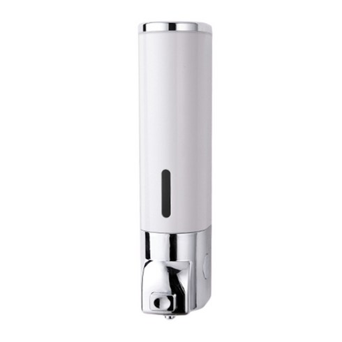 아리코 욕실 벽걸이 물비누 디스펜서 700ml, 화이트, 1개