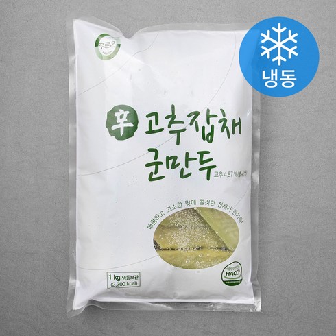 푸르온 신 고추잡채군만두 (냉동), 1000g, 1개