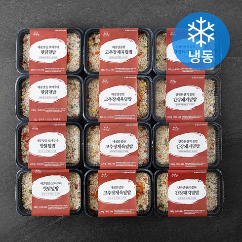 마시뜨랑 도시락 시즌2 덮밥 230g x 12팩세트 (냉동)
