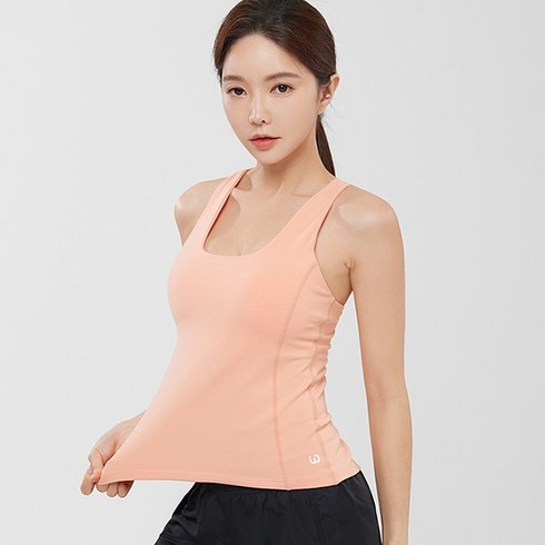 벤디스 여성용 폴앤 크로스 스트랩 요가탑 Y010