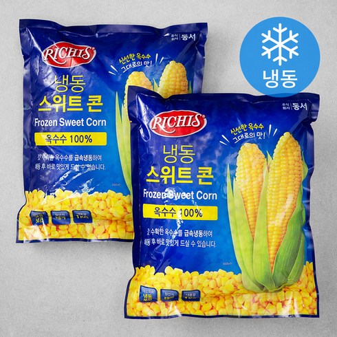 리치스스위트콘 - 리치스 스위트콘 (냉동), 1kg, 2개