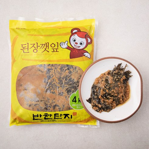 반찬단지 된장깻잎, 4kg, 1개
