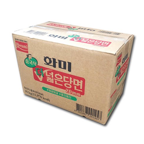 중국당면 - 화미 중국식 더 넓은 자른 당면 20mm, 10kg, 1개