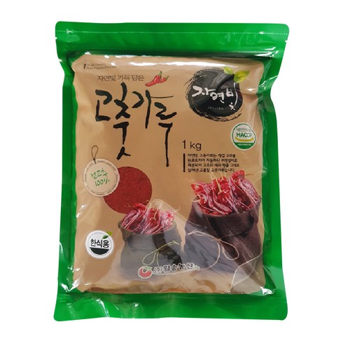 월송농산 자연빛 고춧가루 한식용, 1kg, 1개