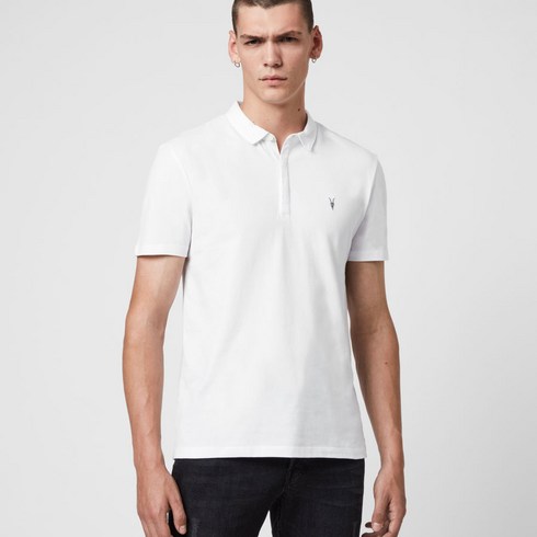 올세인츠 남성용 BRACE SS POLO Polo Shirt