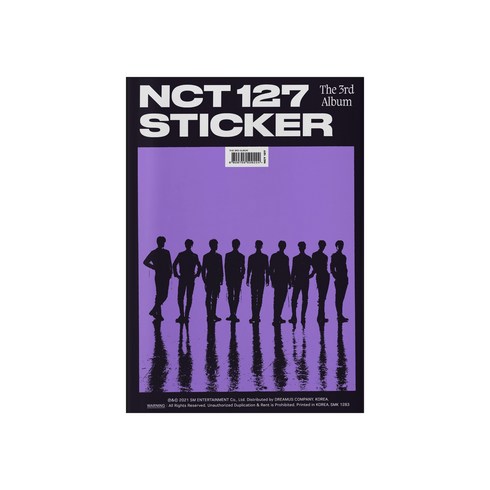 nct127앨범 - NCT127 Sticker 정규3집 앨범 Sticker Ver, 1CD