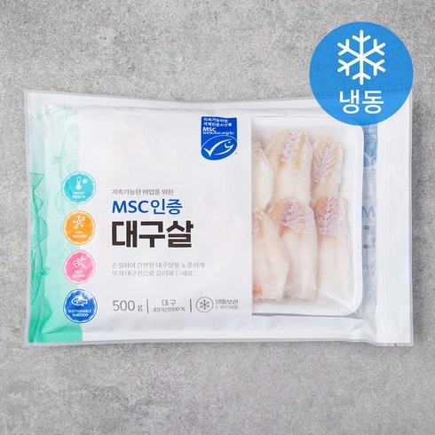 2023년 가성비 최고 프리미어 - 프리미어 미국 MSC인증 대구살(냉동), 500g, 1개