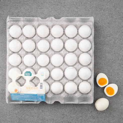 조인 백색 반숙란 30구, 1개