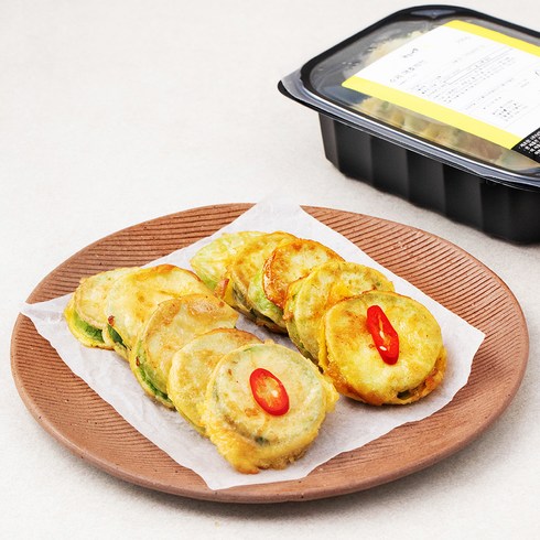 애호박전 부침가루 - 남도애꽃 수제 애호박전, 250g, 1개