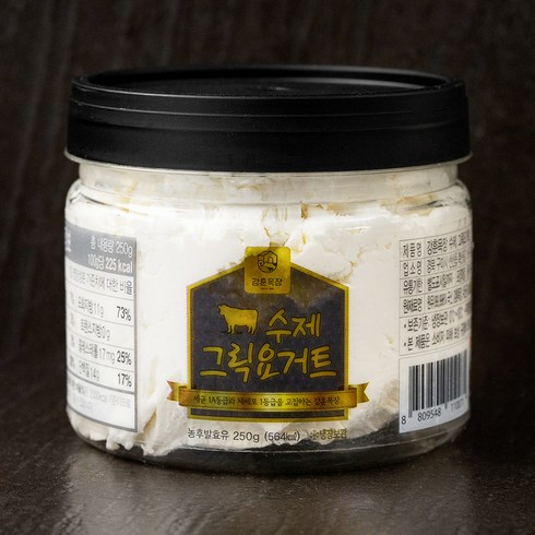 강훈목장 수제 그릭요거트, 250g, 1개