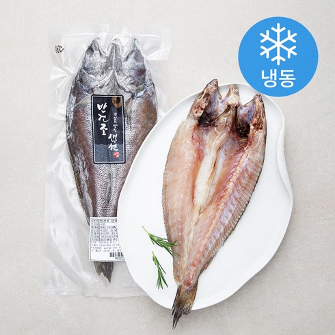 국내산 특대사이즈 반건조 민어 300g x 10팩 - 국산 반건조 민어 (냉동), 1팩, 230g