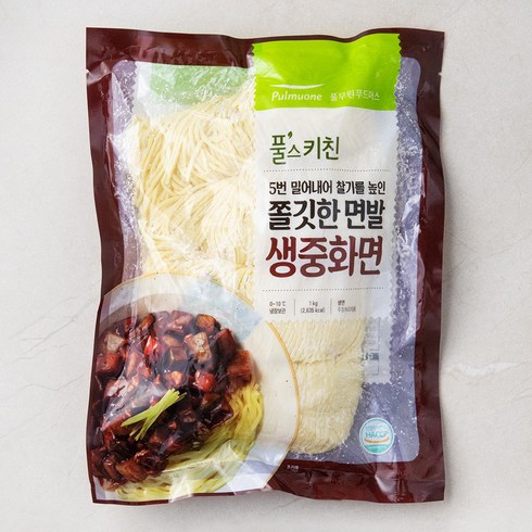 중화면 - 풀무원 풀스키친 생중화면, 1kg, 1개