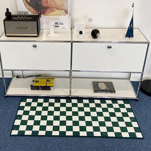 한일카페트 체커보드 거실 인테리어 러그 카페트