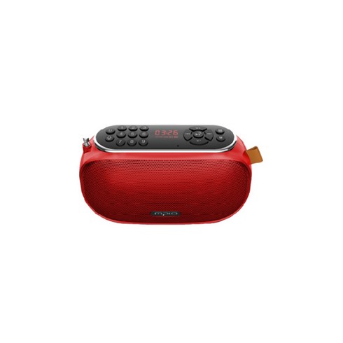 엠피오 블루투스 무선 스피커 휴대용 라디오 B-330, RED