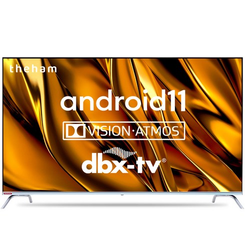 더함 4K UHD LED HDR 안드로이드11 스마트 TV 147cm(58인치) TA584-AVN22CB 벽걸이형 방문설치