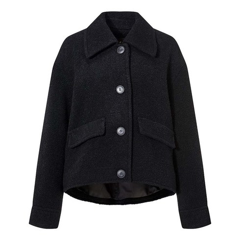 GCUT 여성용 블렌드 부클 싱글 자켓 7252410004