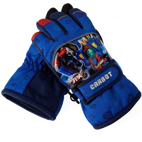 2023년 가성비 최고 키즈스키장갑 - 헬로카봇 남아용 쉴드 오지 방한장갑 LGCBG50022