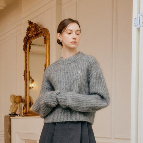 2023년 가성비 최고 알파카니트 - 룩캐스트 여성용 WINNI ALPACA KNIT TOP