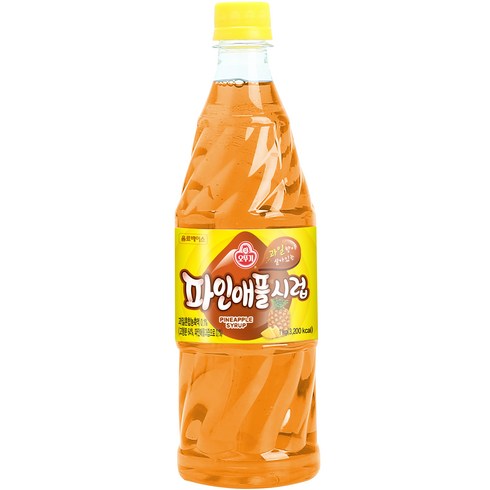 오뚜기 파인애플향 시럽, 1kg, 1개