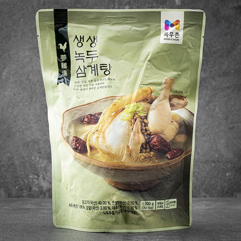 생생 녹두 삼계탕, 1kg, 1개