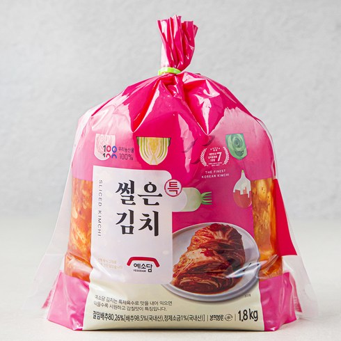 예소담김치 - 예소담 특 썰은 김치, 1.8kg, 1개