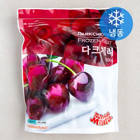 다크체리 - 트로피칼마리아 베리필드 다크체리 (냉동), 500g, 1개