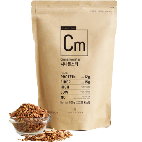 그라놀로지 시나몬스터, 500g, 1개