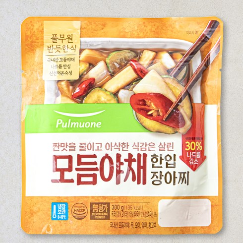 장아찌 - 풀무원 모듬야채 한입장아찌, 300g, 1개