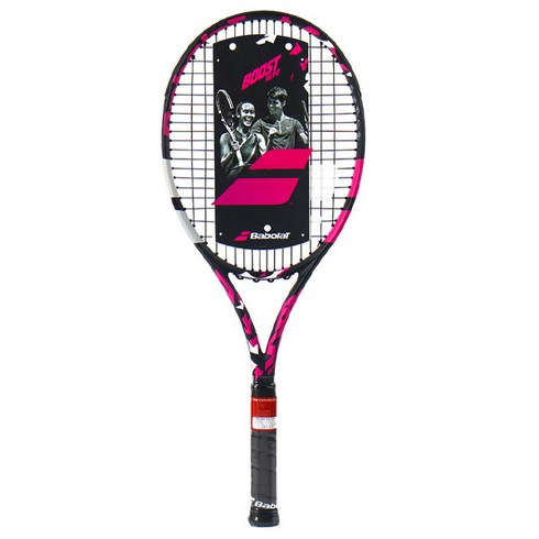 2023년 가성비 최고 테니스라켓 - 바볼랏 부스트 에어로 102 16 x 19 2그립 라켓 260g + 케이스, 블랙 + 핑크