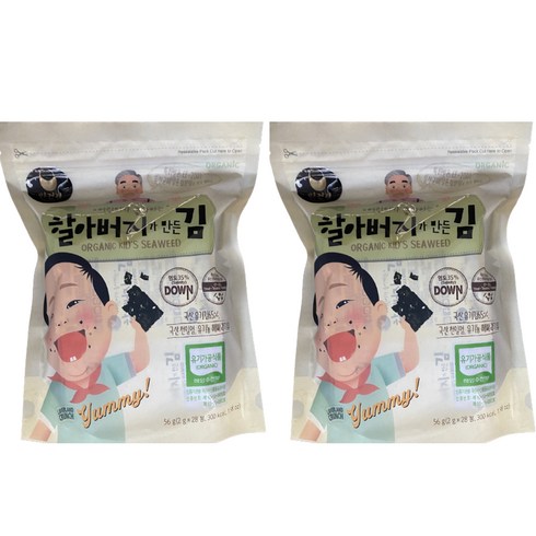 만전김 할아버지가 만든 아기김 2g x 28p, 56g, 2개