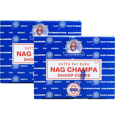 나그참파코리아 나그참파 인센스 콘 40g x 2p, 참파꽃향