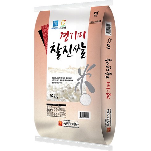 독정RPC 경기미 찰진쌀 미호, 10kg, 1개