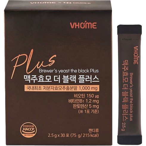 더블랙 맥주효모 비오틴 9박스 - 비타민하우스 맥주효모 더 블랙 플러스 30p, 30g, 1박스