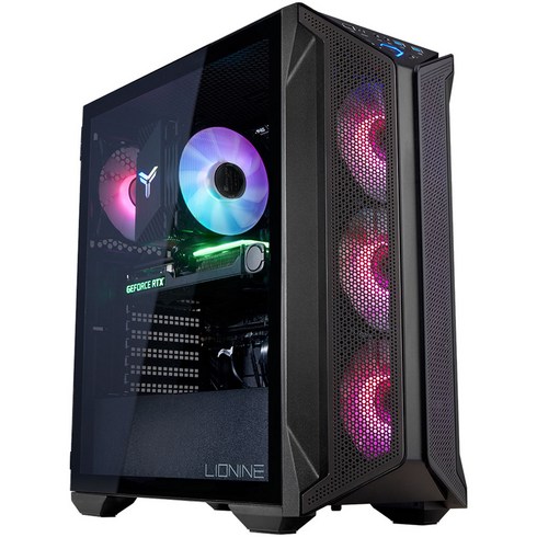 주연테크 리오나인 터보 게이밍 데스크탑 블랙 CG237F46TW (i7-13700F WIN11 Home NVMe 512GB DDR5 16GB RTX4060 Ti), 기본형