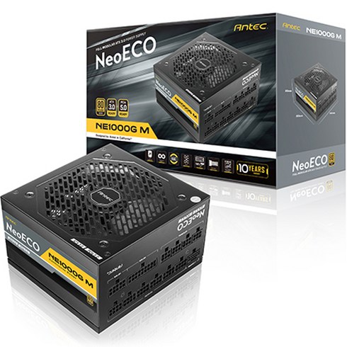 2023년 가성비 최고 astrogd550w80plus골드풀모듈러 - 안텍 NeoECO 80PLUS GOLD 풀 모듈러 ATX 3.0 PCIE5 1000W X7000A382EU-23