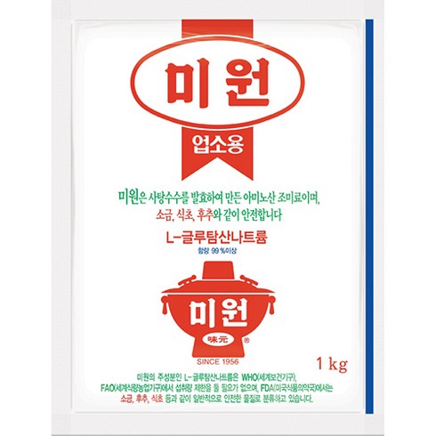 대상 미원 업소용 노말, 1kg, 1개