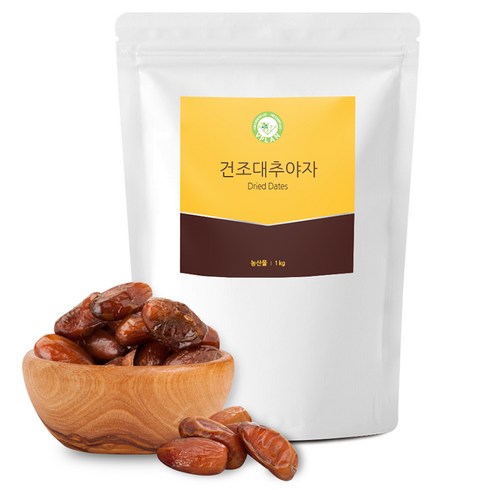 브이플랜 튀니지산 씨없는 건조 대추야자, 1kg, 1개