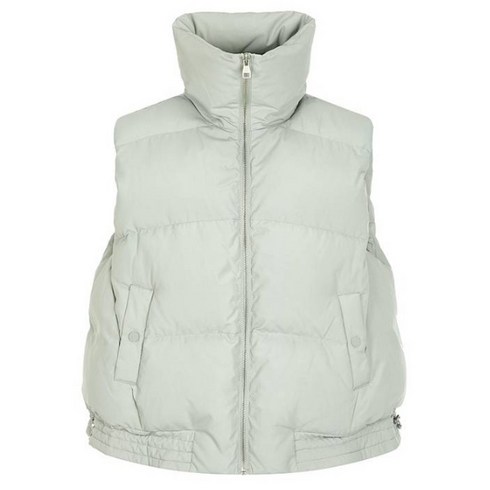보브 여성용 카라 넥 집업 구스다운 베스트 7153417016
