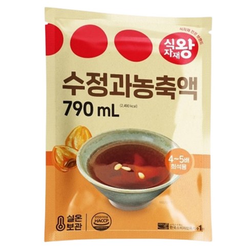 식자재왕 수정과 농축액, 790ml, 1개