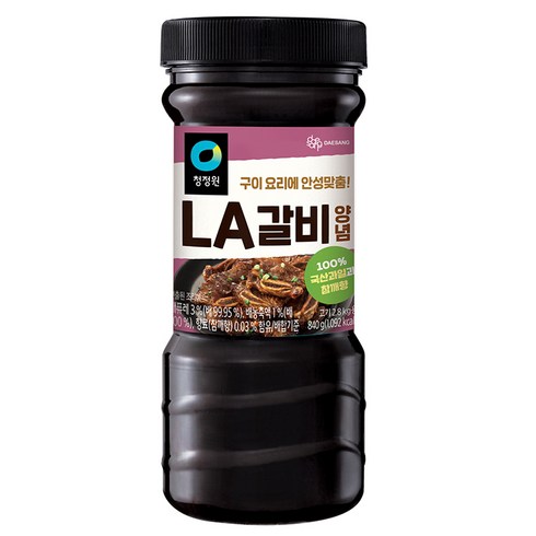 la양념갈비 - 청정원 LA갈비양념, 840g, 1개