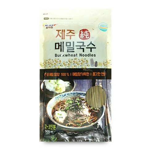 효자원메밀국수 - 효자원 제주 순 메밀국수, 500g, 1개