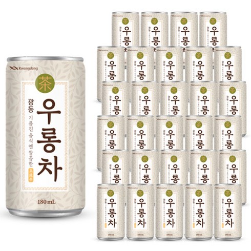 광동우롱차 - 광동 우롱차 캔, 30개, 180ml