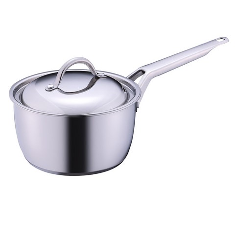 키친플라워 인덕션 IH 쿠킨 나폴리 스텐 편수냄비, 18cm, 1개