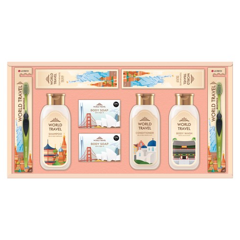선물세트 - LG생활건강 월드트레블 G호 선물세트, 1세트