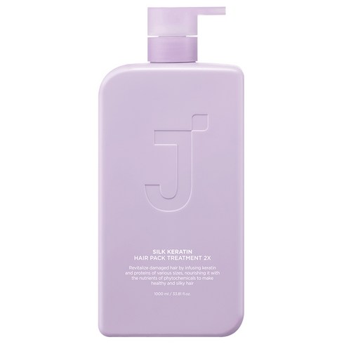 제이숲 실크 케라틴 헤어팩 트리트먼트 2X, 1L, 1개