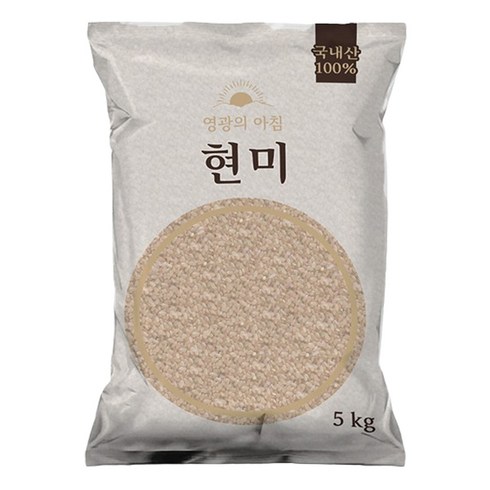 현미 - 영광의아침 국내산 현미, 5kg, 1개