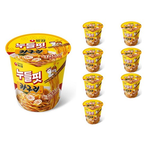 누들핏짜파구리 - 누들핏 카구리맛 40.5g, 8개