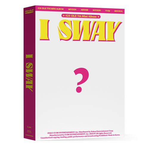 여자아이들앨범 - (여자)아이들 - 미니앨범 7집 : I SWAY 랜덤발송, 1CD