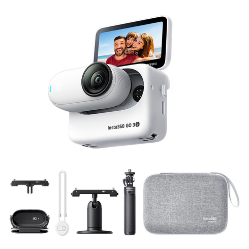인스타360대여 - 인스타360 GO 3S 패밀리 번들 액션캠 화이트 128GB